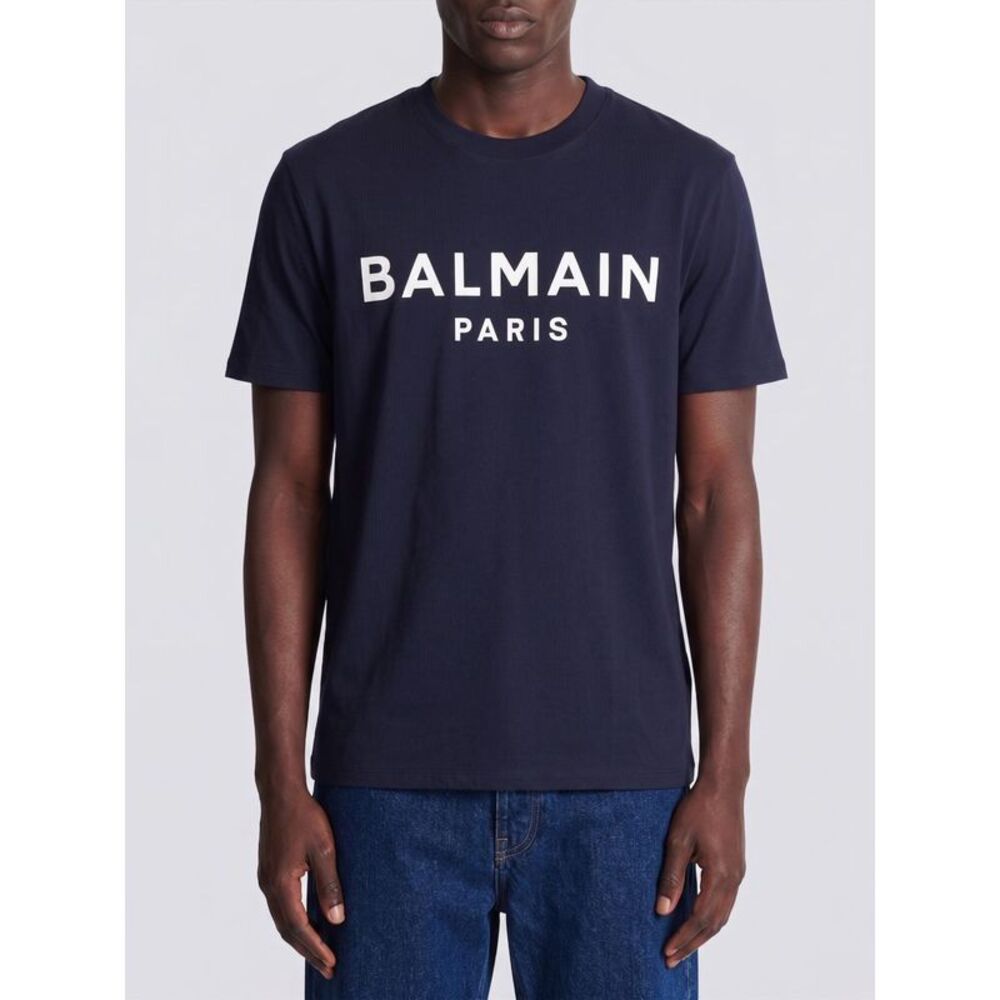 Balmain T-Shirt Men Blue